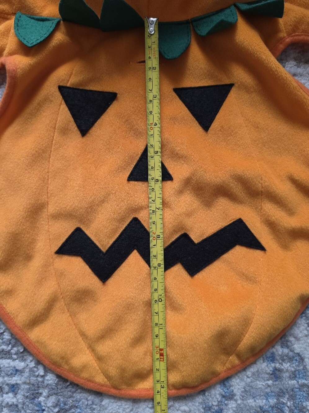 ๐Pumpkin Dog Costume Halloween Jack-O-Lantern Outfit๐ค - Picture 5 of 12